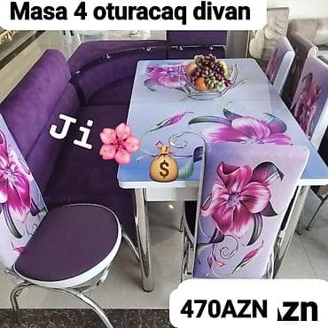islenmis dolab satilir: Künc divan masa oturacaq rəng seçimi var — 1