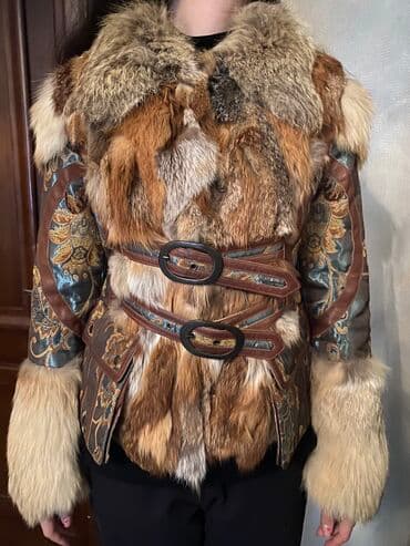 türk istehsalı olan qadın şubaları: Kürk, M, rəng - Bej — 2