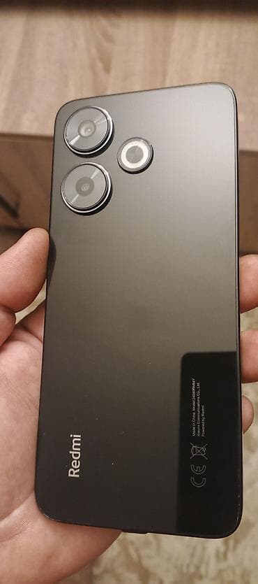 Мобильные телефоны и аксессуары: Redmi 13, 256 ГБ, цвет - Черный, Отпечаток пальца — 1