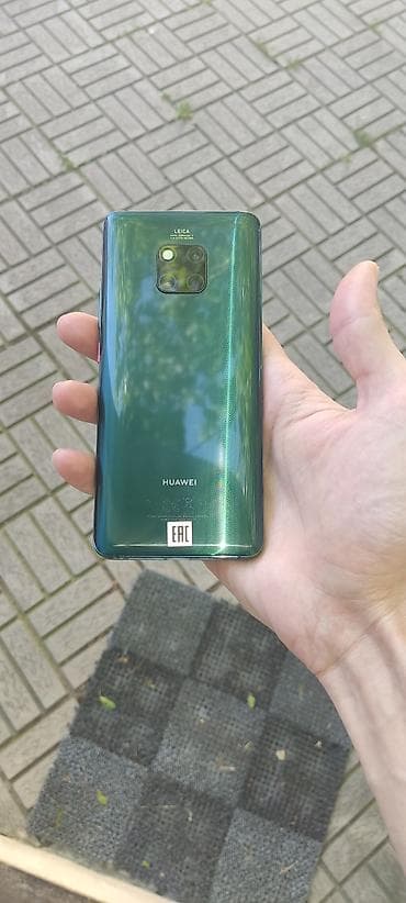 huawei telefonlari: Huawei Mate 20 Pro, 128 GB, rəng - Yaşıl, Barmaq izi — 2