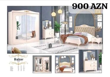 işlenmiş termolar: İkinəfərlik çarpayı, Dolab, Termo, 2 tumba, Azərbaycan, Yeni — 13