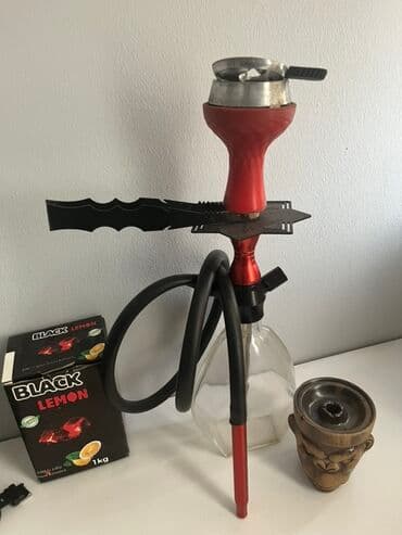 ziynət əşyaları: Nargilə seti - Kompakt masaüstü nargilə qurğusu: şüşə kolba — 1