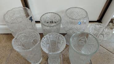 вазы для цветов чехия богемия: Набор ваз, Хрусталь — 3