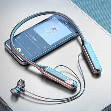 Yeni Simsiz (Bluetooth) Qulaqcıqlar, rəng - Göy