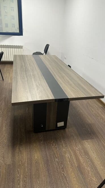 стол для конференций: Dördbucaq masa, Siyirməsiz, Teksturalı laminat — 2