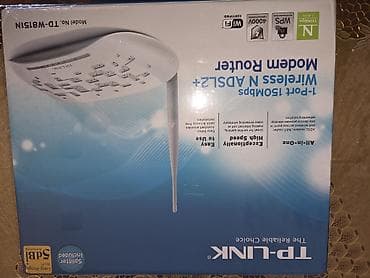 adsl tp link modem: TP-Link TD-W8151N – 1-Port 150Mbps Wireless N ADSL2+ Modem Router — 3