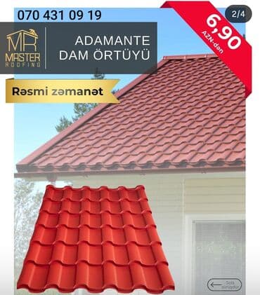 sifer dam ortuyu: Şifer, Dəmir, Yeni, Pulsuz çatdırılma, Ödənişli quraşdırma, Zəmanətli, Kredit var — 6