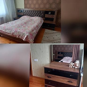Двуспальная кровать, Трюмо, Б/у