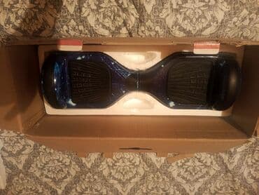Hoverboard / Giroskuter - Korpus: kosmos temalı mavi-qaranlıq