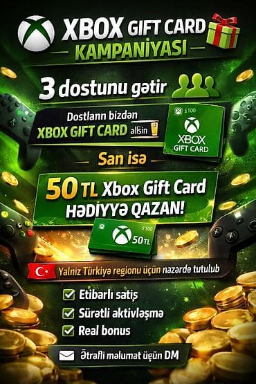 xbox: Turkiye Regionuna Uygun🇹🇷 Xbox Gift Card (Hediyye Karti) — 6