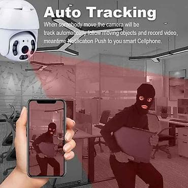 3 goz qaz: Wifi 3mp PTZ 360° kamera İCsee Yaddaş kartı yuvası, SD kart Funksiya — 6