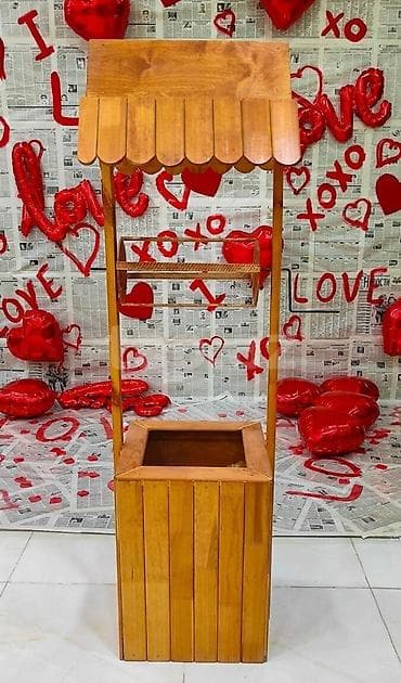 Moyka avadanlığı: Taxta dekorativ köşk/stand - Material: tamamilə taxtadan hazırlanıb — 1