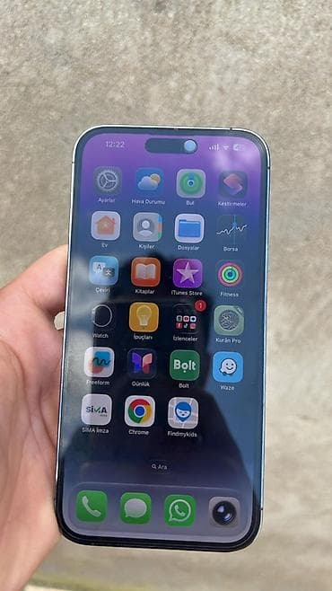 IPhone 14 Pro Max, 256 GB, Deep Purple, Face ID, Sənədlərlə