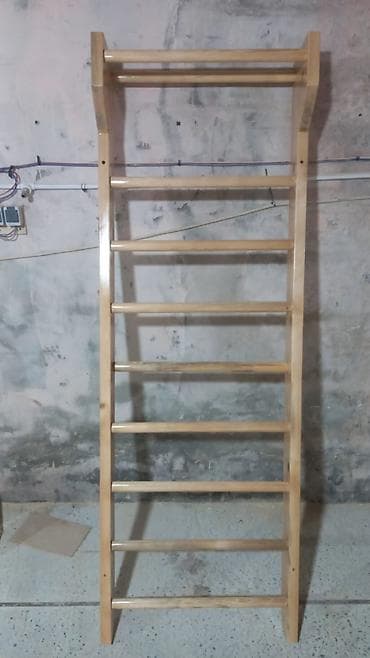 Велосипеды: İdman üçün taxta İsveç divarları (turnik-lestənka) - Material — 4
