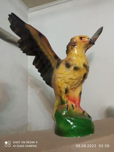 qizil onluq qiymeti 2019: Suvenir qartal. Hündürlüyü 53 sm, qanadlar arası eni 50 sm — 3