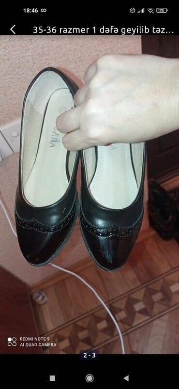 qadın loferlər: Tuflilər, Ölçü: 35, Yeni — 1