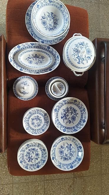 Кухонные принадлежности: Sovet dövrünün Çexslovakiya istehsalı, günorta yemək dəsti 6 — 3