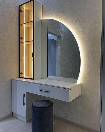 Salon və ev üçün vizaj/saç stolu və güzgü sistemləri – dizayn və — 7