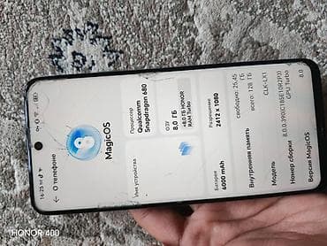 Honor X7b, 128 GB, rəng - Bej, Face ID, Barmaq izi, İki sim kartlı