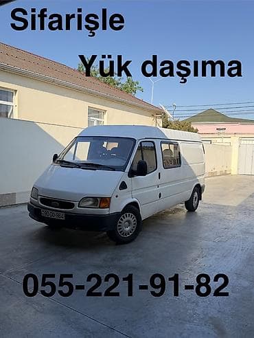 şəxsi yük maşını ilə iş: Sifarişlə yükdaşıma xidməti - Ağ rəngli furqonla müxtəlif ölçülü — 1