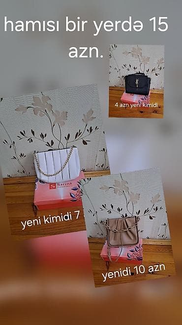 devit 3: Qadın çantaları seti - Ümumi təklif: Hamısı bir yerdə – 15 AZN. - — 1