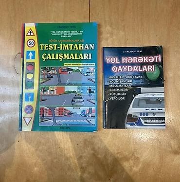 guven qayda kitabi: Məhsul: Yol hərəkəti üzrə iki kitab dəsti - Kitab 1: “Test-İmtahan — 1