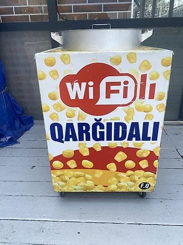 Elektrikli qarğıdalı bişirmə stendi - Təyinat: küçə ticarəti və