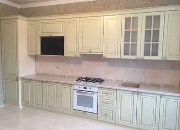 кухонная мебель на заказ в баку: Кухонный гарнитур на заказ, Самозакрывающие петли, МДФ, Нет кредита, Бесплатная доставка — 2