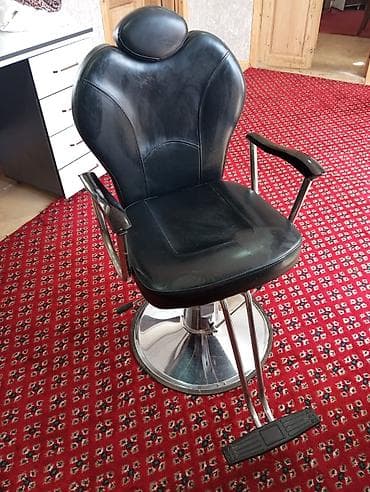 kredit divanlar: Bərbər/kreslo - Rəng: qara - Material: asan təmizlənən eko dəri — 2