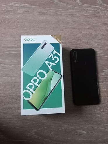 dubaydan telefon: Oppo A31, 128 GB, rəng - Qara, Barmaq izi — 3
