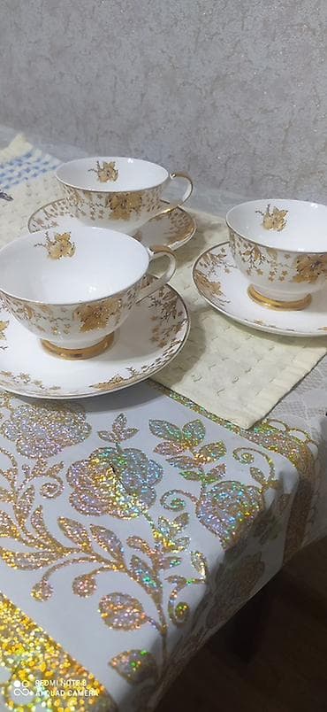 Чайный набор, цвет - Белый, Фарфор, Япония — 1