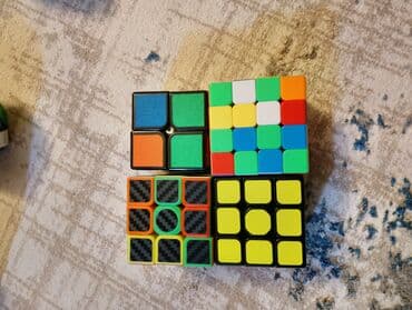 Kolleksiya üçün müxtəlif Rubik kubikləri dəsti - 4 ədəd satılır
