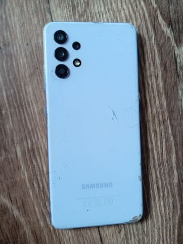 scanner: Samsung Galaxy A32, rəng - Ağ, Barmaq izi — 4