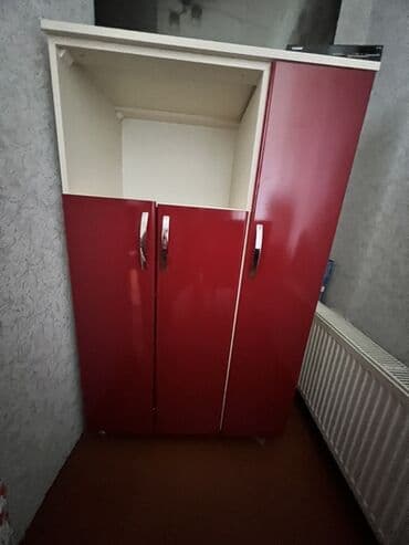 ucuz mətbəx mebelləri: Açılan, 3 qapılı Düz dolab, Mətbəx dolabı — 1