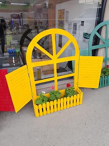 Şəkillər, tablolar: Dekorativ taxta “pəncərə” kompozisiyası – qapalı və açıq məkanlar üçün — 8