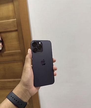 iphone original adapter: IPhone 14 Pro, 256 GB, Deep Purple, Zəmanət, Simsiz şarj, Face ID — 1