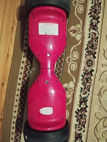 seqvaylar: Elektrosamokat (hoverboard) – qırmızı rəngdə, iri təkərli model - — 3