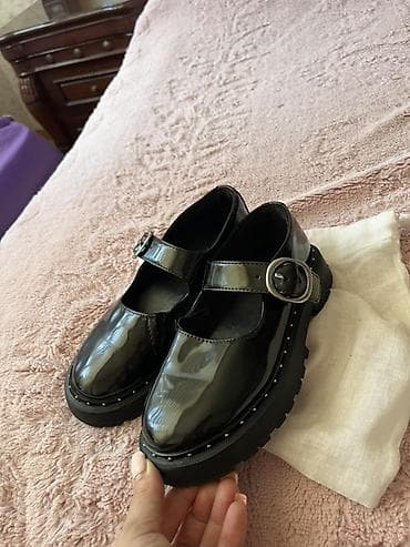 mektebli geyimi: Rəng - Qara Tuflilər, Ölçü: 32, Qız üçün — 3