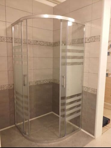 hamam ucun duş kabinleri: Yeni Arakəsmə, Düzbucaqlı, Pulsuz çatdırılma — 24