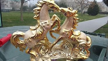 Fiqur, Keramika, rəng - Qızılı