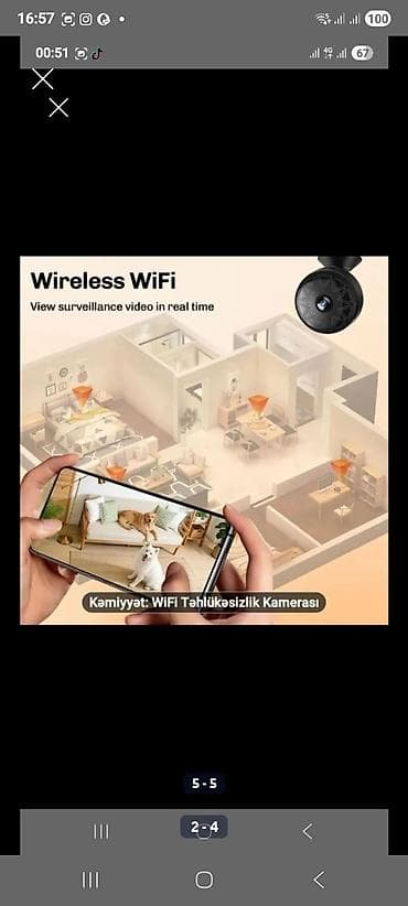 guard dog pro: WiFi Təhlükəsizlik Kamerası - Real vaxtda izləmə: Telefona qoşularaq — 2