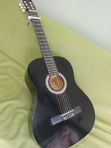 elektro gitarlar: Klassik akustik gitara – qara rəng - Korpus: tam ölçülü klassik — 3