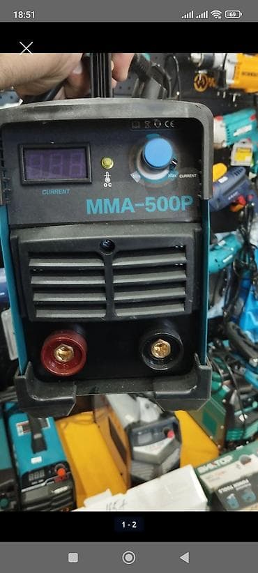 svarka: MMA-500P invertor tip elektrik qaynaq aparatı - Brend: Makita (korpus — 1
