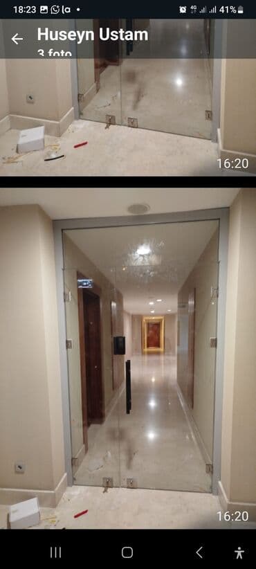 az smart kassa aparatı: ŞÜŞƏ QAPILAR. ELEKTRO-ZAMOK LU. ALÜMİNİUM MAĞAZA VİTRAJLARI — 3