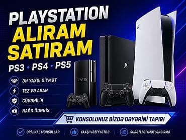 🎮 PlayStation 3 • PlayStation 4 • PlayStation 5 ✅ Alıram və Satıram
