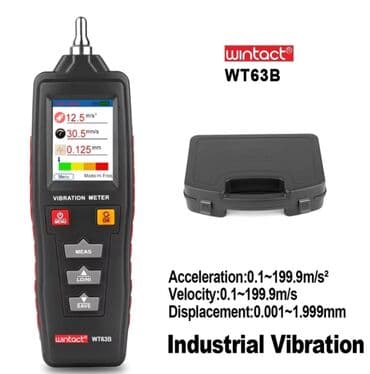 Tavan: Vibrometr. Model: WINTACT WT 63B. Sənaye rəqəmsal analizator. Bu — 1