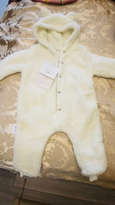 uşaqlar üçün dama dama ətəklər: Kombinezon, Uniseks, 6 - 9 ay — 1