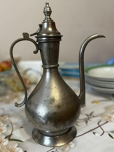 orta qazan: Rəng - Gümüşü, Metal — 1