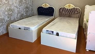 uşaq çarpayisi: Təknəfərlik çarpayı, Bazalı, Matras ilə — 2