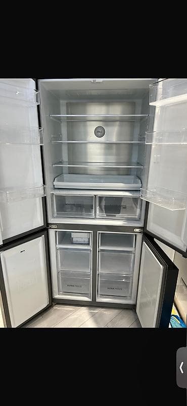 mini bar soyuducu: Yeni 4 qapılı Toshiba Soyuducu Satılır, rəng - Qara — 2